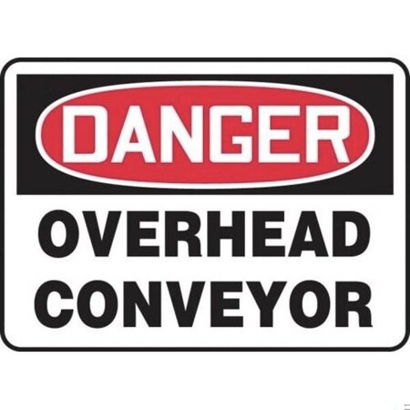 Accuform OSHA DANGER SAFETY SIGN OVERHEAD MEQM035VP MEQM035VP